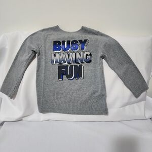 Garanimals "Busy Having Fun" Long Sleeve tshirt size 5T